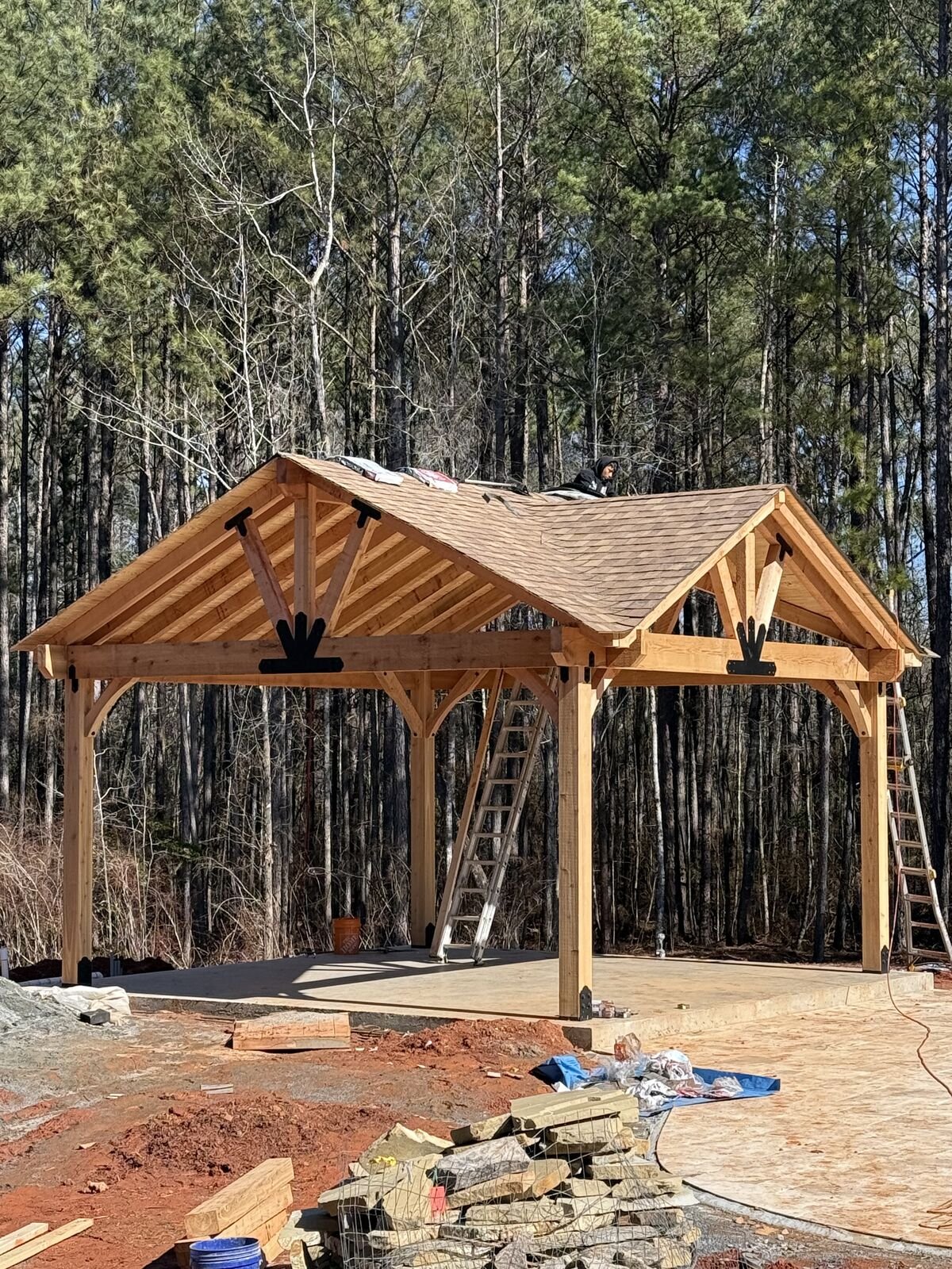 Covered Construction and Consulting roofing crew at work