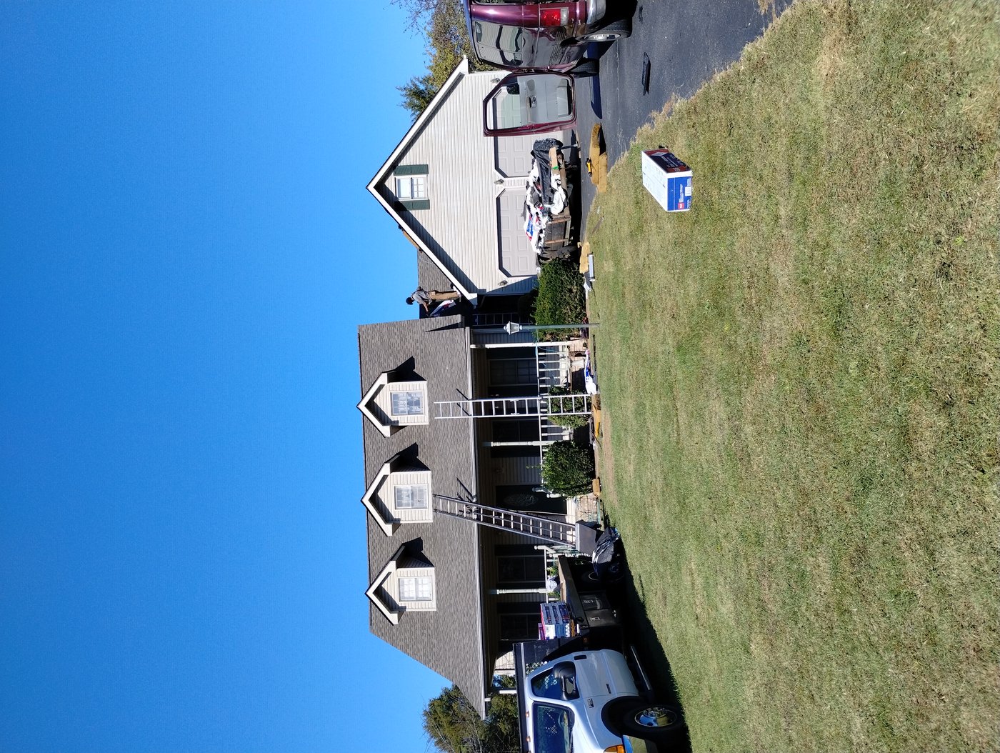 Outhouse Roofing roofing crew at work
